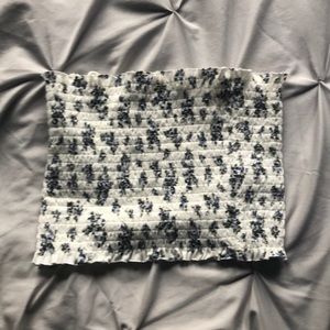 floral tube top XS